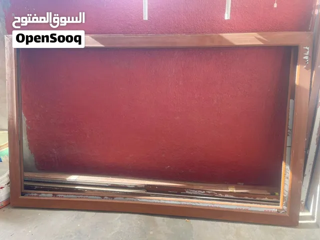 باب بي في سي لون خشبي