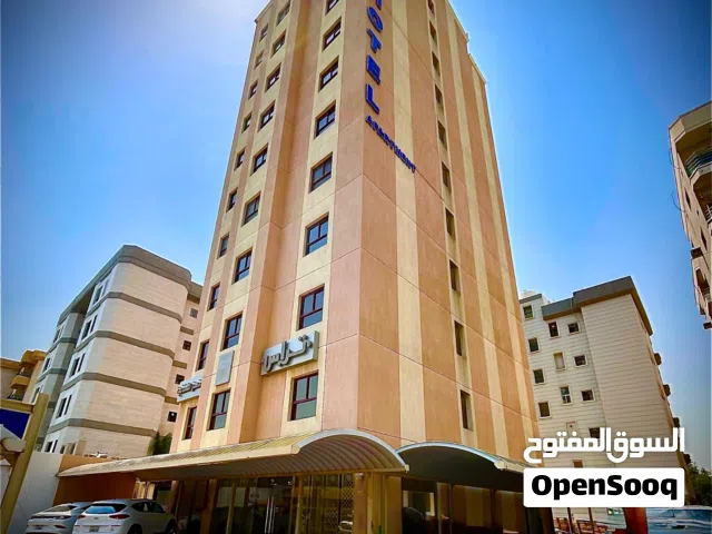 شقة مفروشة غرفتين وصالة وحمامين ومطبخ كامل الاغراض للايجار (بالسالمية) للعائلات والشركات