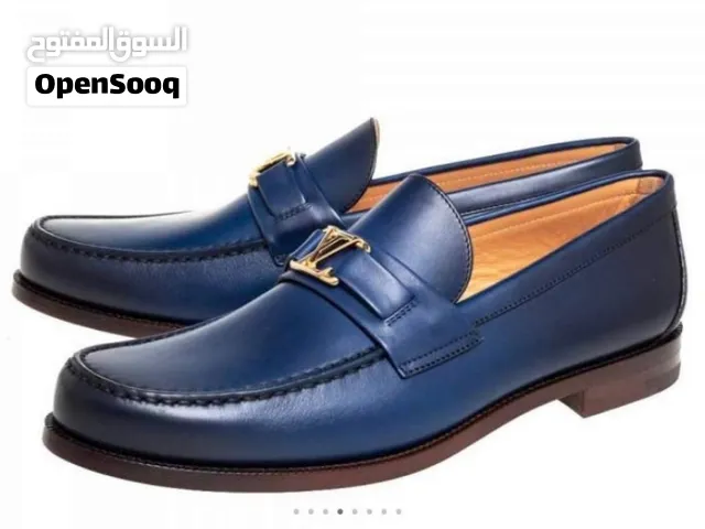 حذاء لويس فيتون رجالي  Louis Vuitton -Loafer Blue