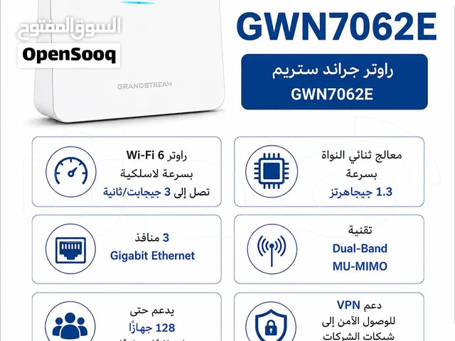 راوتر جراند ستريم GWN7062E  سرعة Wi-Fi 6 واتصال آمن لشبكتك