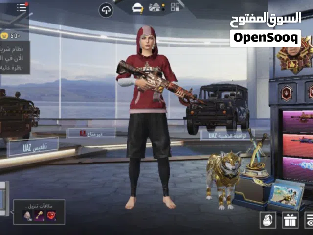 حساب ببجي للبيع