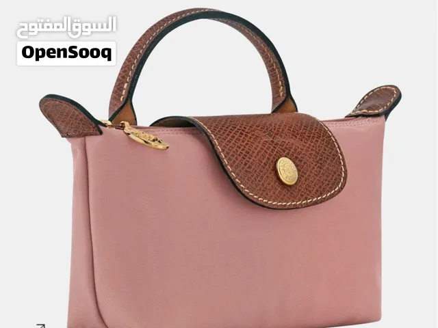 Longchamp — Le Pliage Original Pouch With Handle 17CM - Pink/ Brown/ Blue
