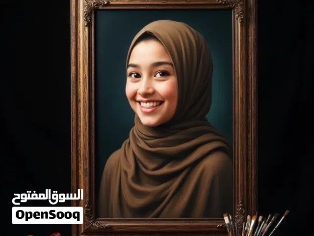 لوحات فنية احترافية بألوان زيتية .. طبق الاصل من الصورة اطلب . استلم . اهديها لمن تحب