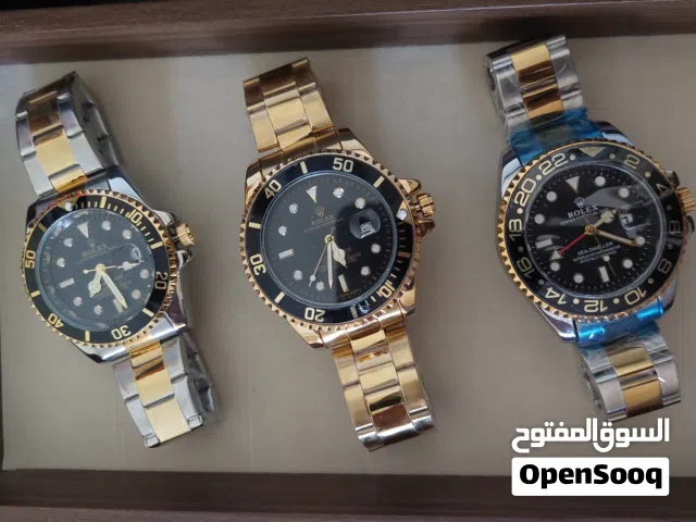 ROLEX   SUBMARINER -  GMT MASTER II -   SEA DWELLER - حضور قوي - ثابت - ثقيل