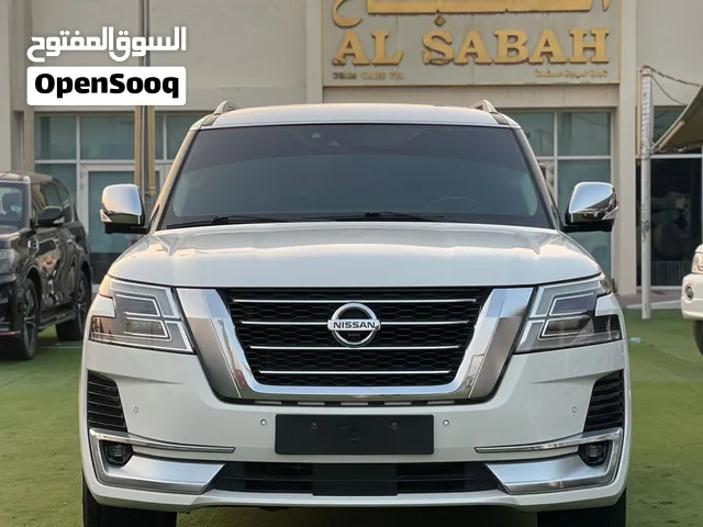 نيسان باترول بلاتينيوم خليجي مديل 2021 V6 مالك اول مفاتيح دفاتر الوكالة