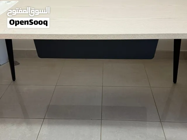 Beige Wood Study Table ; PAN emirates.