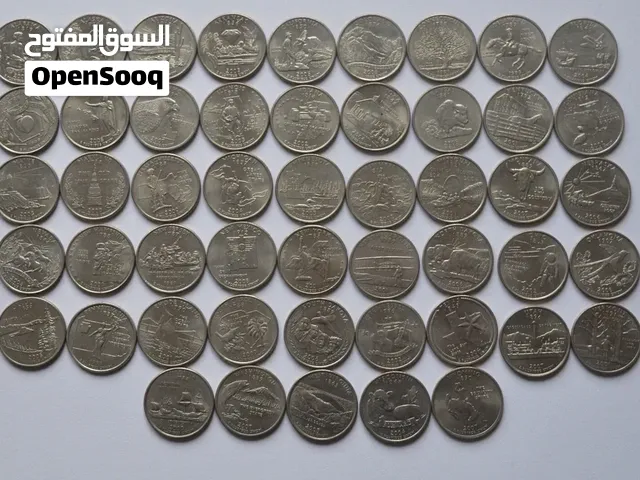 50 ولاية أمريكة بدون تكرار
