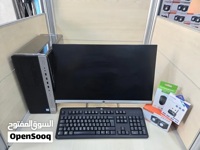 عرض القوة والأداء الفائق من الأديب للكمبيوتر امريكي  تجميعة مكتبي كاملة متكاملة Hp i5