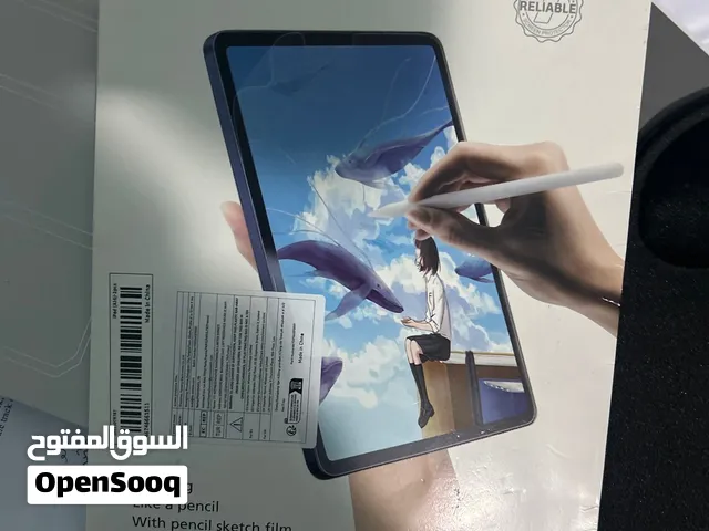 شاشه ايباد a16 شاشاه حمايه زي ورق للكتابه و رسم للطلاب فيها قطعتين