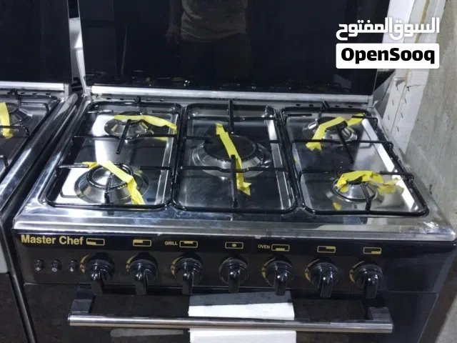 بوتجاز ماستر شيف 80سم  اشعال ذاتي  لمبه  شوايه  مفتاحين للفرن والشوايه  فرز اول ضمان 5سنوات