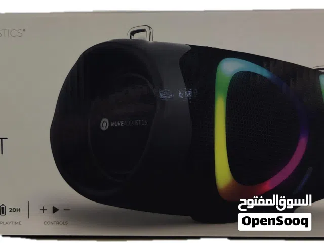 Muve Acoustics Comet Portable Bluetooth Speaker - 20W, RGB Lights, 20H Playtime