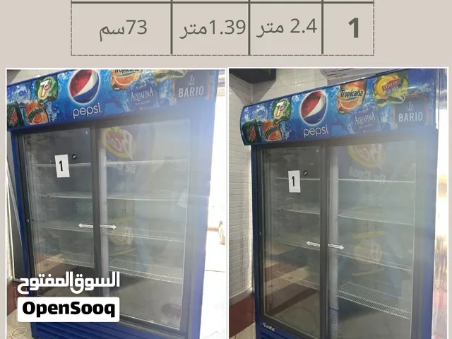 معدات تبريد وتجميد متكاملة للمحلات والمطاعم بحالة ممتازة وجاهزة للعمل