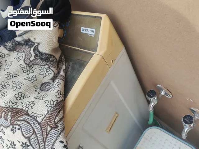 السلام عليكم.. غسالة ملابس نصف أوتوماتيك (حوضين: غسيل وتنشيف) ماركة فريش (FRESH) موديل FWM 16000 الغ