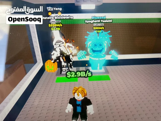 حساب ماب السرقة  Steal a brainrot acount   (اقرأ الوصف و ممنوع الاتصال)