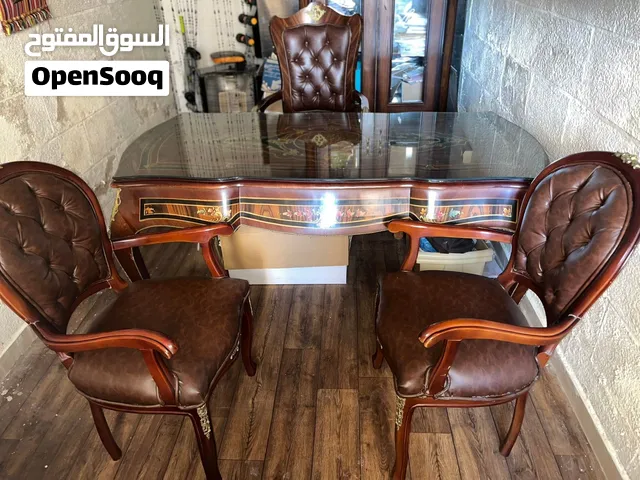 مكتب خشب جلد مصري للمكاتب والمدراء