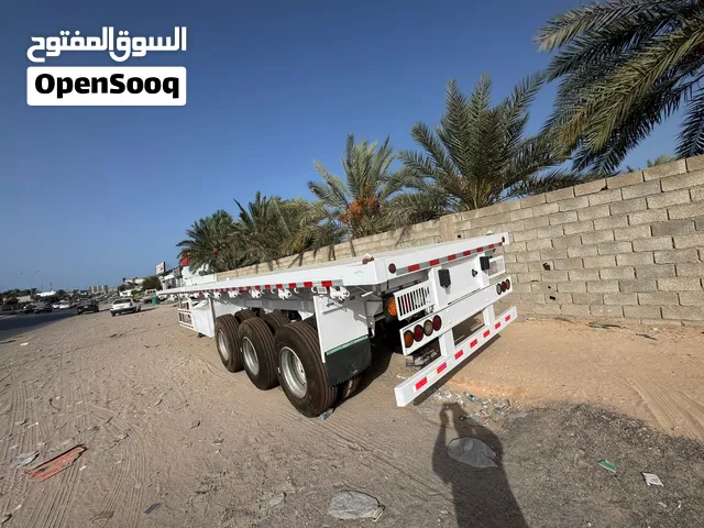 بتينه سطحة للبيع (تريله) 3 محاور - حموله 60طن -جديدة صفار - مصراتة