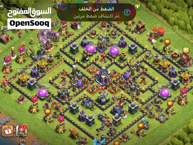 للبيع بداعي عدم التفرغ - حساب كلاش أوف كلانس تاون 15 + كلان لفل 6