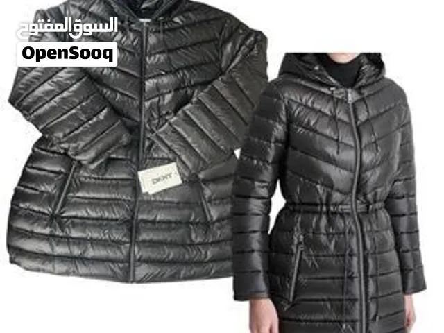 جكيتdkny جديد من اميركا لون الاسود لامع مقاسه L