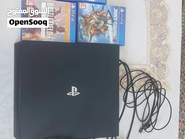 Playstation 4 pro 1tb black with 3 video games