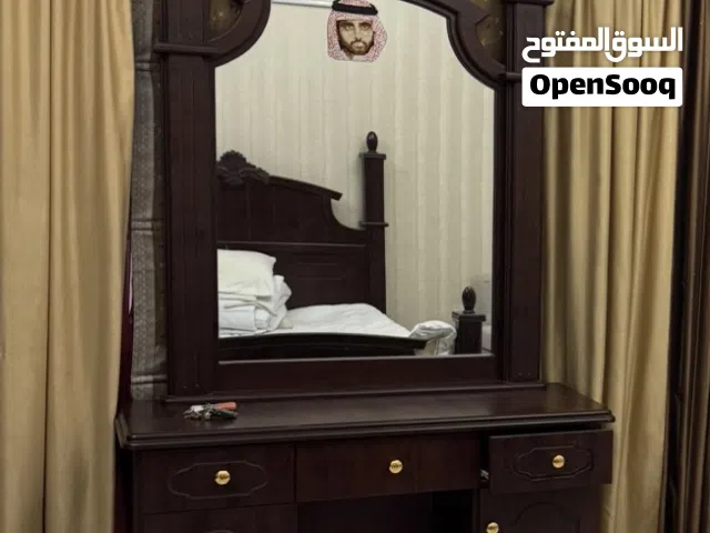 Elegant Dark Wood Dresser with Mirror