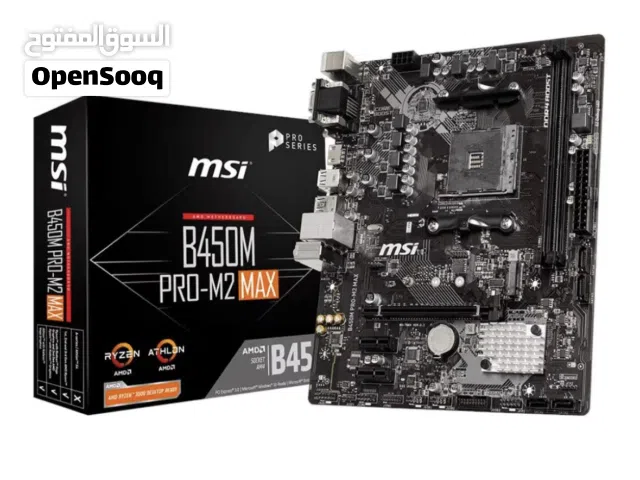 MSI B450M PRO-M2 MAX Motherboard mATX, AM4, DDR4
