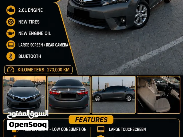 2015 Toyota Corolla SE 2.0 GCC Specs  Well Maintained