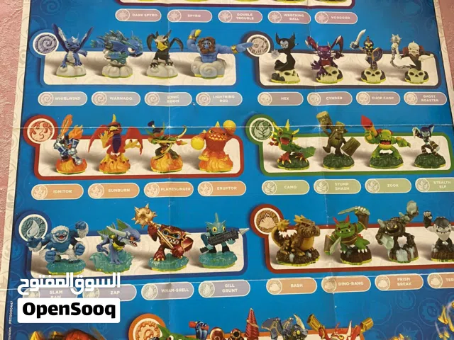 سكاي لاندر للنينتيندو وي....طقم كامل مع الCD Skylanders for Wii and 3DS Nintendo