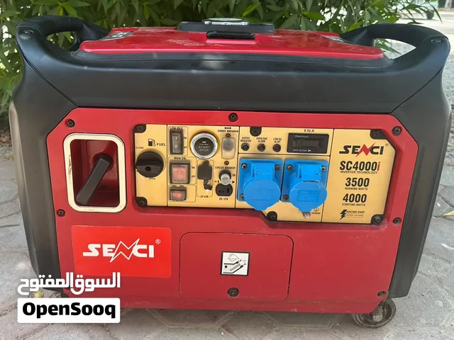 مولد كهرباء يعمل علي  البترول ماركه  SENCI SC4000i – Inverter  القدرة القصوى: 4000 واط