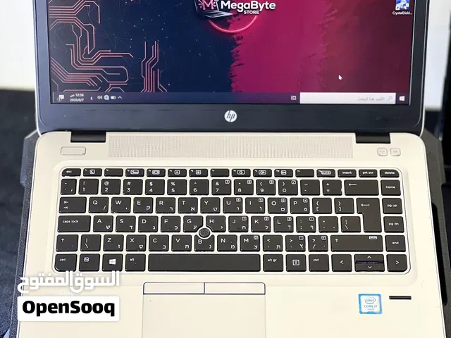 hpelite book معالج i7 الجيل السادس بسعر  m.2 +hdd نار بطارية ممتازة 100% وهاردين  للتخزين وشاحن جديد