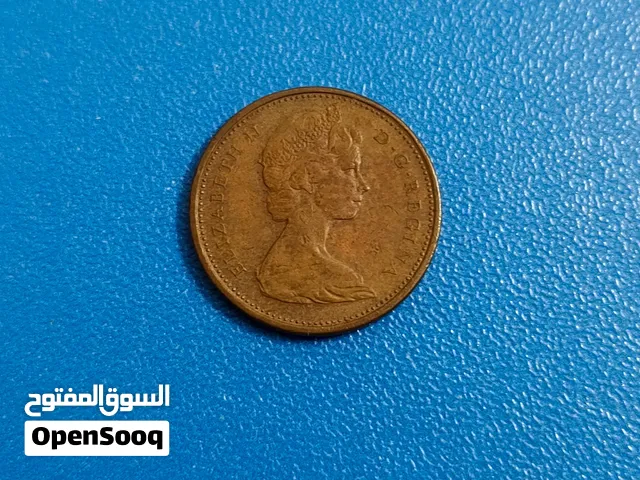 عملة معدنية كندية (1سنت) عام 1965