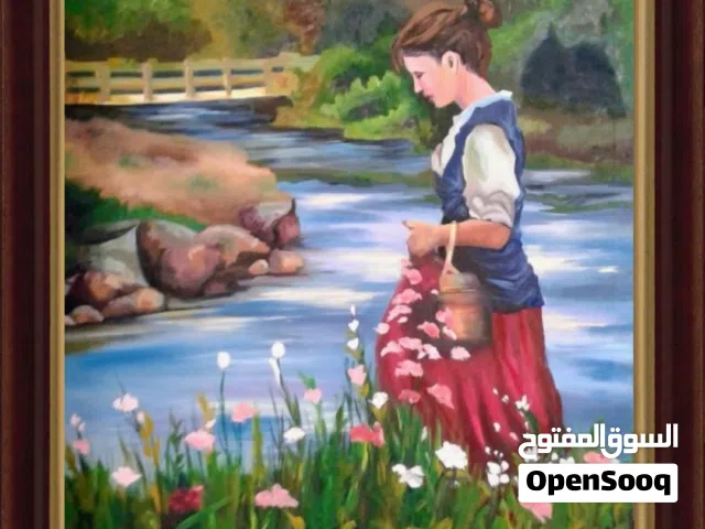 رسم يدوي _لوحة زيتية