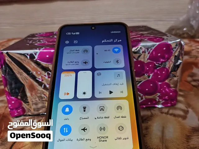 جهاز HONOR X 7B الجهاز مافي اشي في اكمن شخط بطرف الشاشه مش مأثر ابدا  كمرات 108M معالج SNAPDRAGON 68