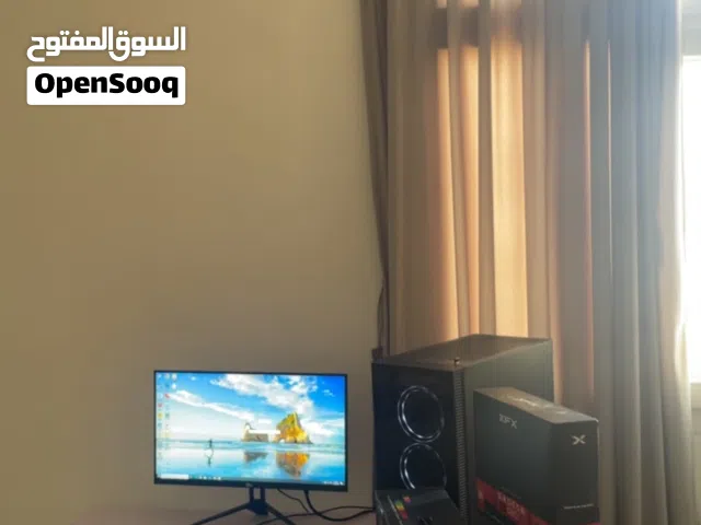 للبيع سيت اب يتكون من( بي سي -كمبيوتر-طاولةL-ماوس وكيبورد وسماعة جييمنج)