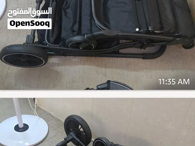 عرباية اطفال توأم+كرسين سياره