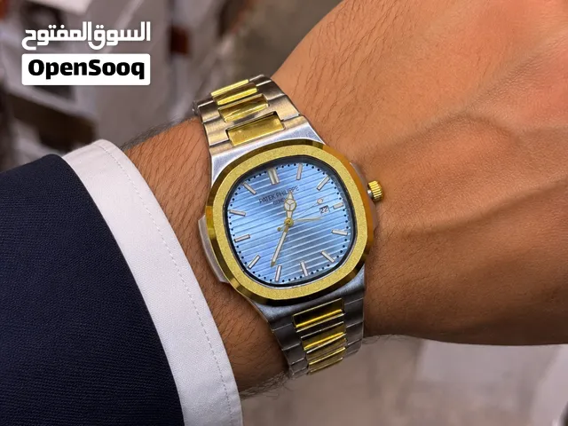 ساعه فخمة موديل كلاسك سير معدن