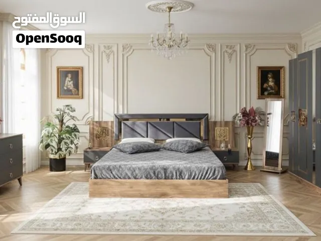 غرف نوم 7 قطع موديلات راقية شاملة السرير الحديدي