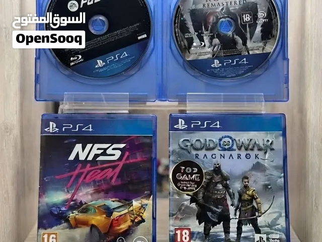 مجموعة العاب بلي 4 مستعمل نظيف جدا