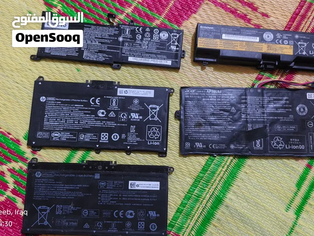 بطاريات لابتوبات ما فاحصهن للقطع او للتصليح للبيع او مراوس شنو عندك تعال خاص