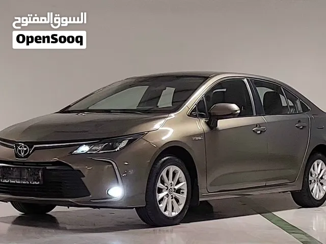 تويوتا كورولا هايبرد موديل 2022 للبيع فحص كااامل من المالك مباشره السيارة بحالة الشركة والسعر قابل
