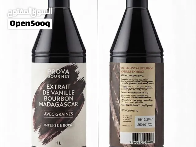 مستخلص فانيلا بوربون مدغشقر مع بذور – PROVA Gourmet، 1 لتر