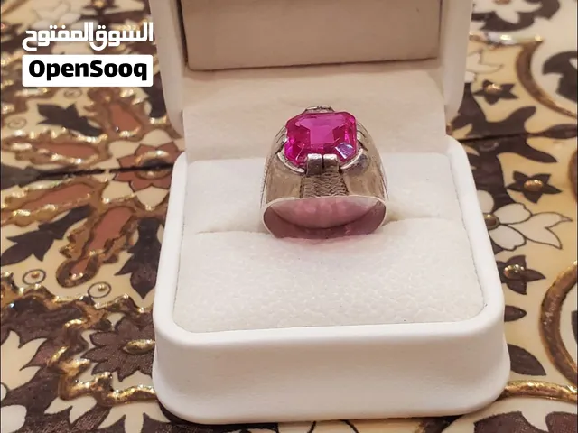 خاتم ياقوت طبيعي100% بضمانة