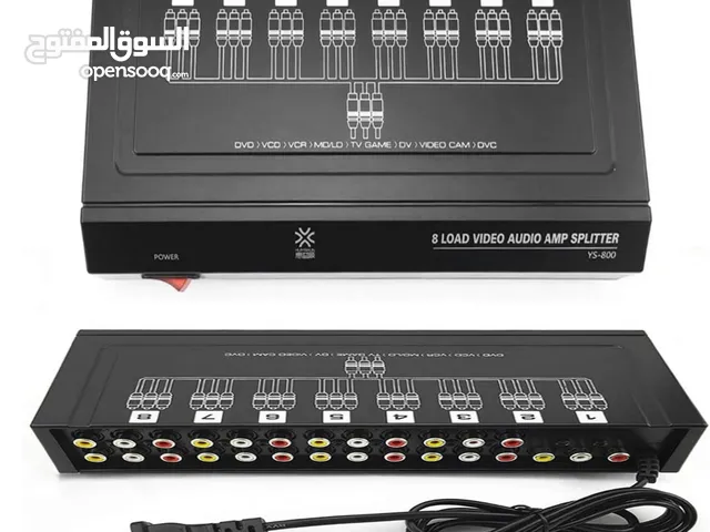 موزع اوديو فيديو 8 LOAD VIDIO AMP SPLITTER