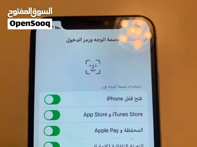 ايفون xربي ايبارك التاليفون كل شي شغال حتا بصمت الوجه عيب واحد الخلفيه  والبطاريات 100/