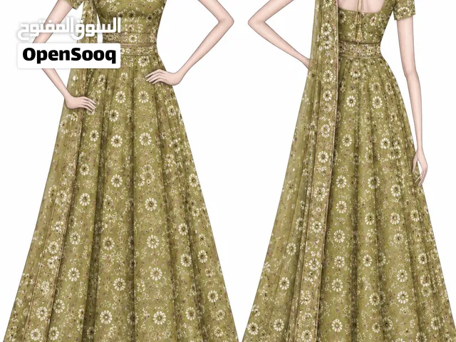 فستان هندي تفصال 3 قطع يلبس من M الى XL
