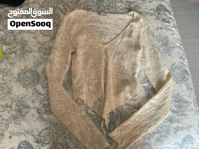 White cardigan BERSHKA new