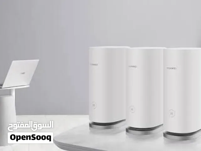 مقوي إشارة النت هواوي WiFi Mesh 3 (WS8100) ثلاث 3 قطع Wi-Fi 6 Plus شبه جديد