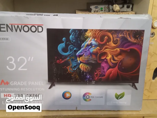 شاشه حجم 32 ماركة KENWOOD بالباكيت بدون نت ويمكن ان تصبح ام النت تفاصيل اسفل.
