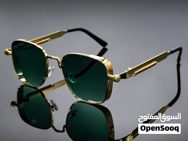 نظّارات شمسيّة ذات تصميم أنيق وجميل ، بأطراف ذهبيّة...  30 درهما فقط  Stylish and elegant sunglasses