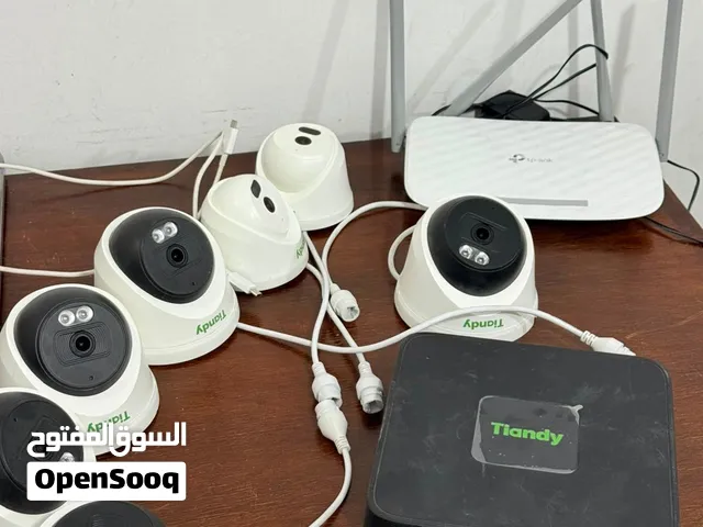 للبيع معدات كاميرات مراقبة وشبكات كاملة بحالة ممتازة – استخدام 3 شهور