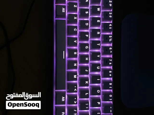 Red dragon  white mechanical keyboard with RGB